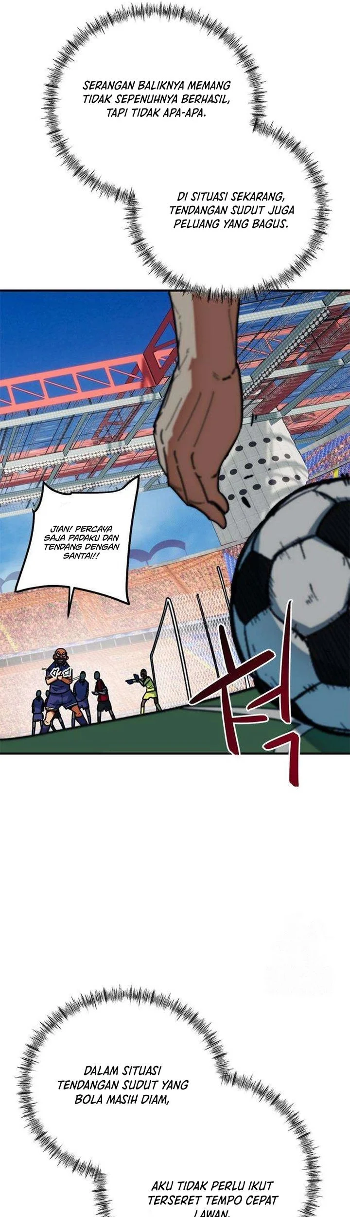 I’m Being Misunderstood as a Soccer Genius Chapter 61 Gambar 63