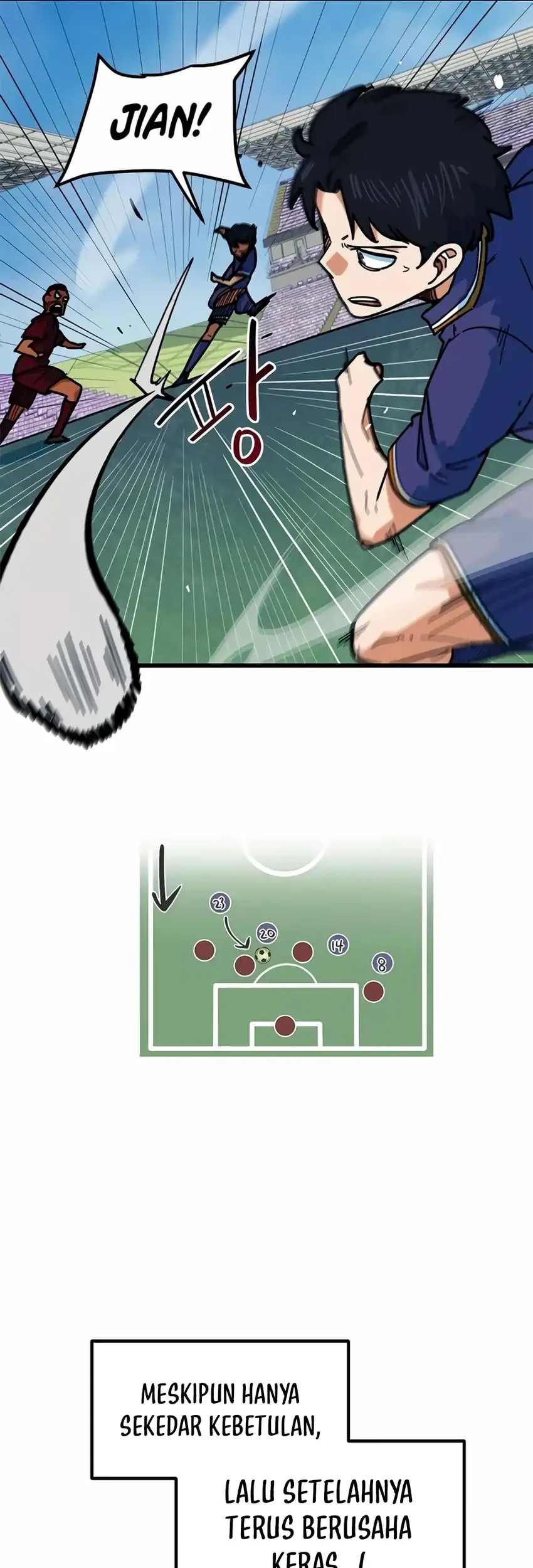 I’m Being Misunderstood as a Soccer Genius Chapter 67 Gambar 18