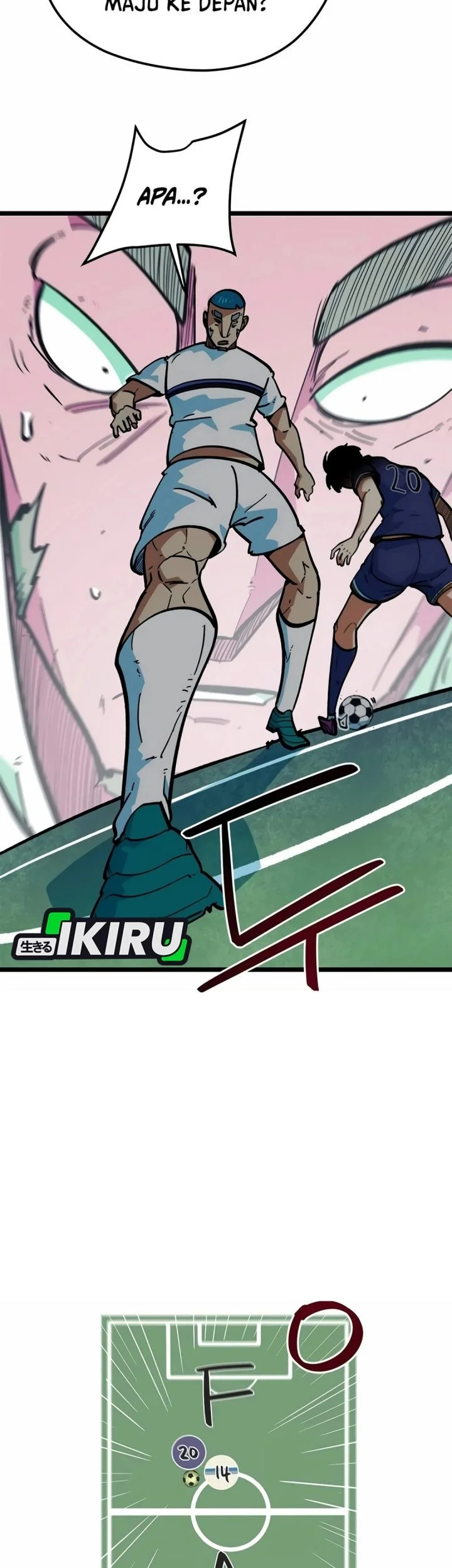 I’m Being Misunderstood as a Soccer Genius Chapter 72 Gambar 65