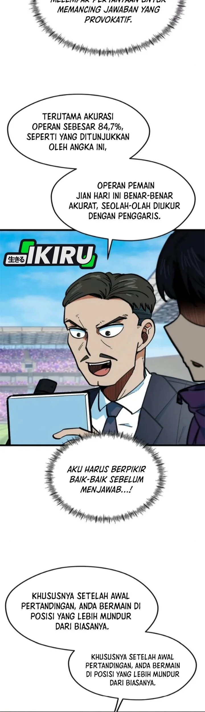 I’m Being Misunderstood as a Soccer Genius Chapter 73 Gambar 69