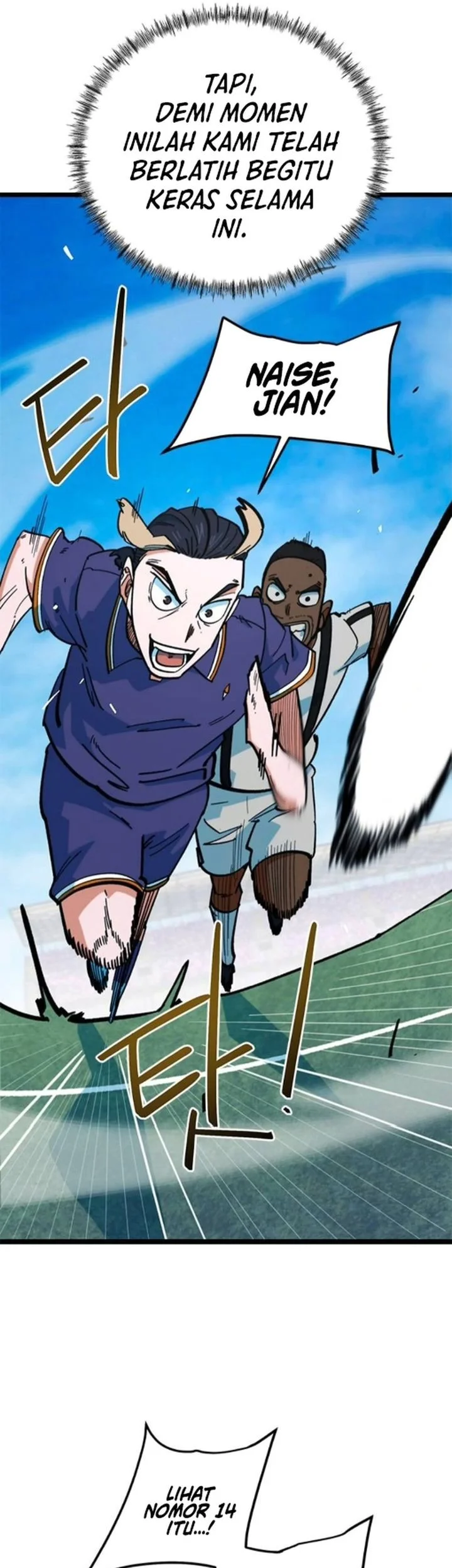 I’m Being Misunderstood as a Soccer Genius Chapter 75 Gambar 63