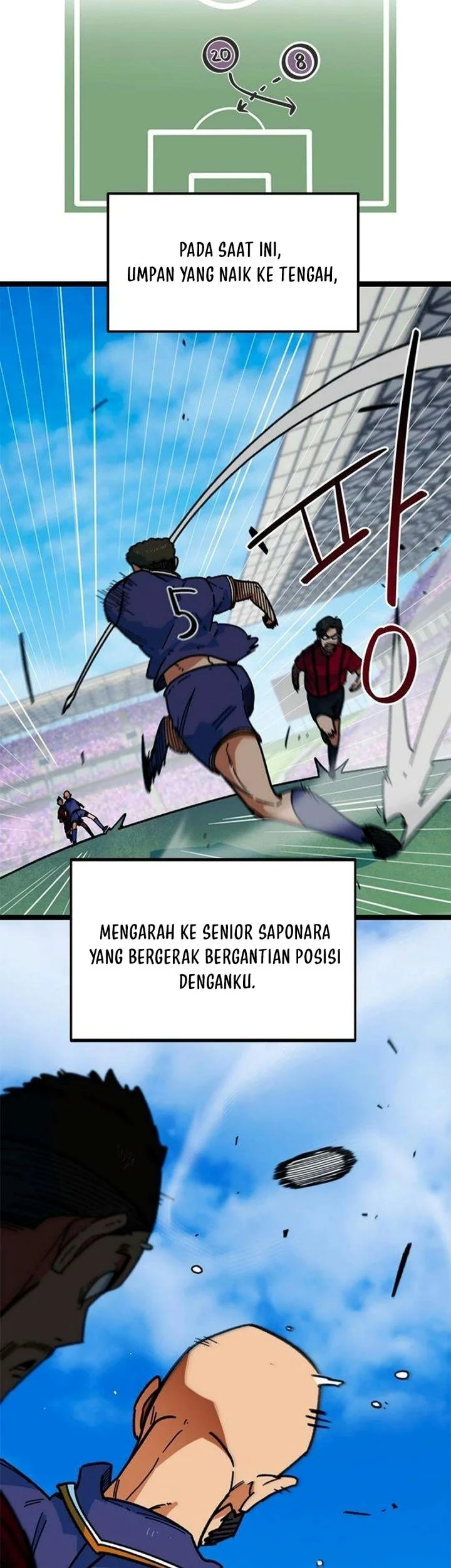 I’m Being Misunderstood as a Soccer Genius Chapter 88 Gambar 44