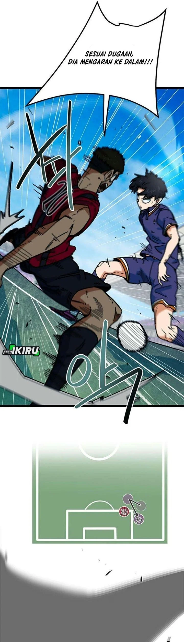 I’m Being Misunderstood as a Soccer Genius Chapter 88 Gambar 59