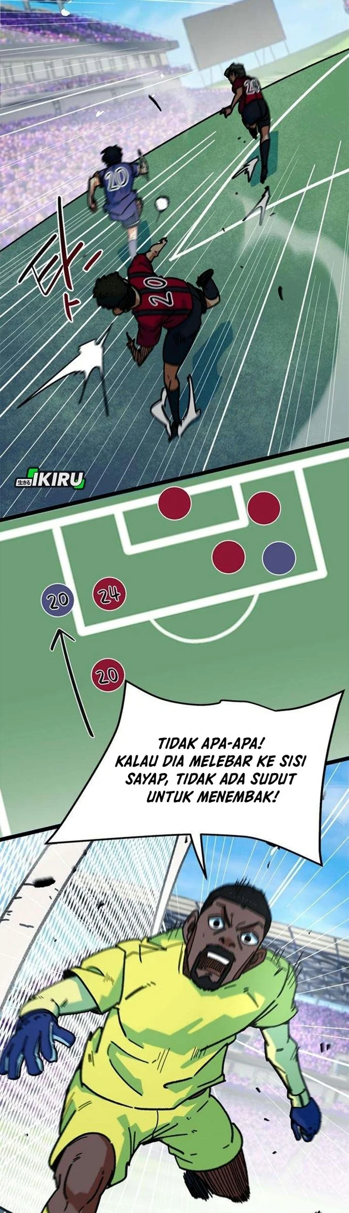 I’m Being Misunderstood as a Soccer Genius Chapter 88 Gambar 63