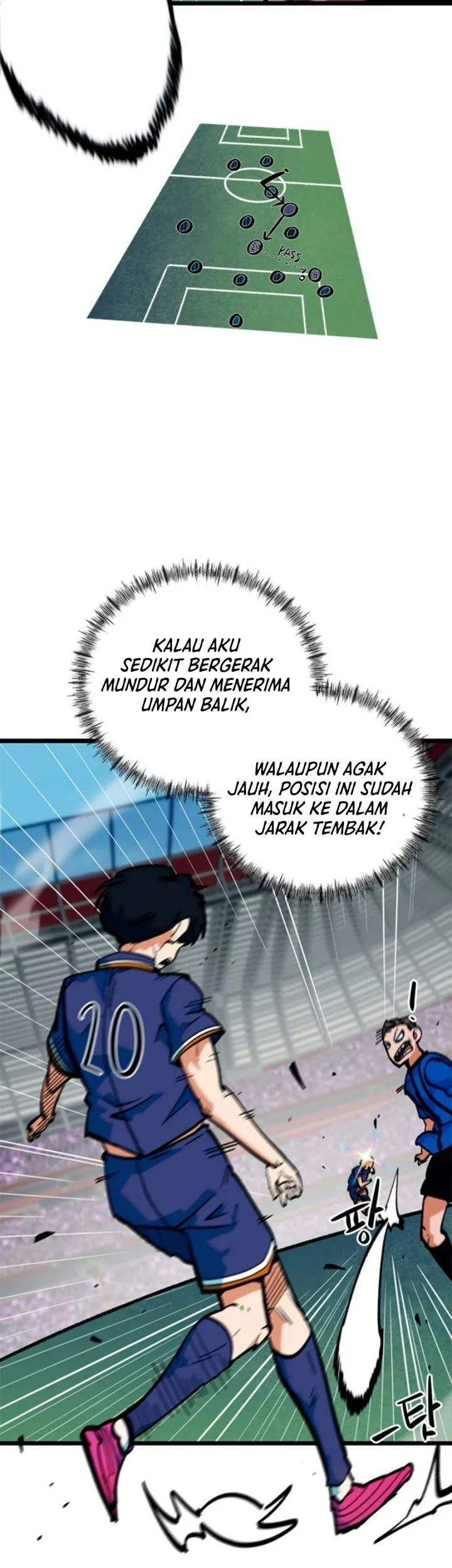 I’m Being Misunderstood as a Soccer Genius Chapter 92 Gambar 77