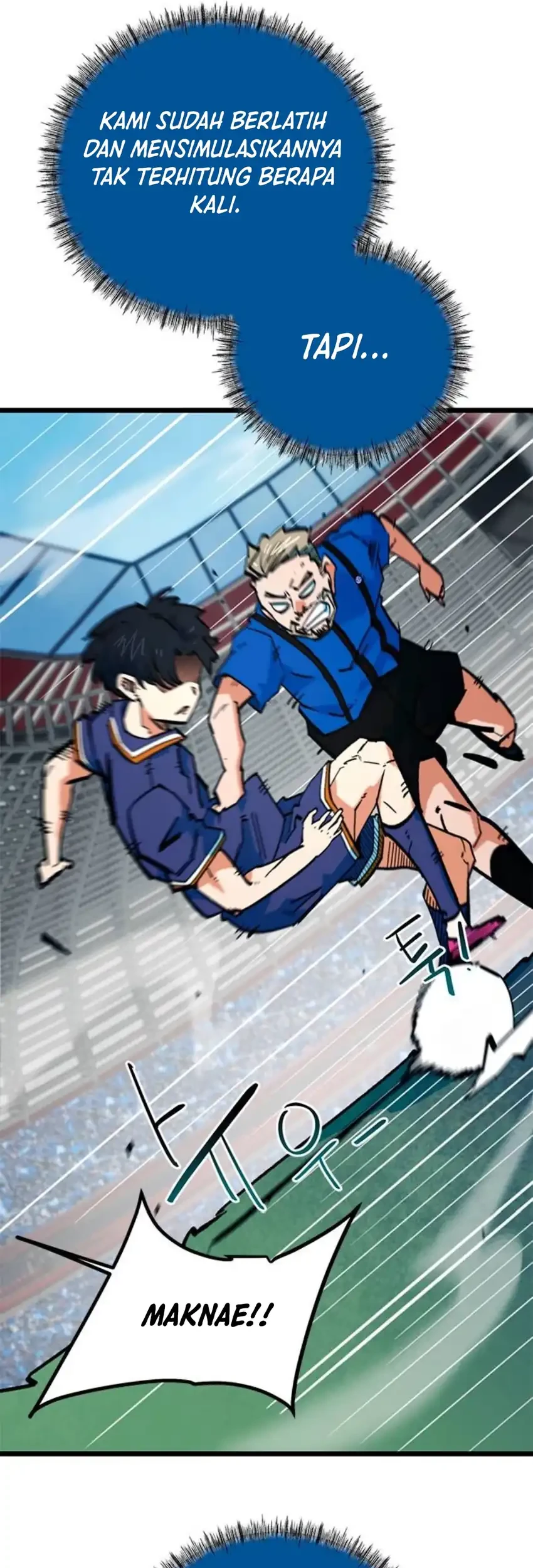 I’m Being Misunderstood as a Soccer Genius Chapter 93 Gambar 76