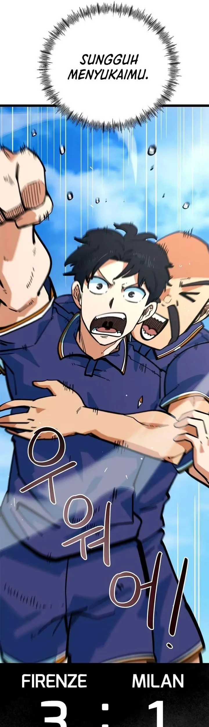I’m Being Misunderstood as a Soccer Genius Chapter 95 Gambar 94