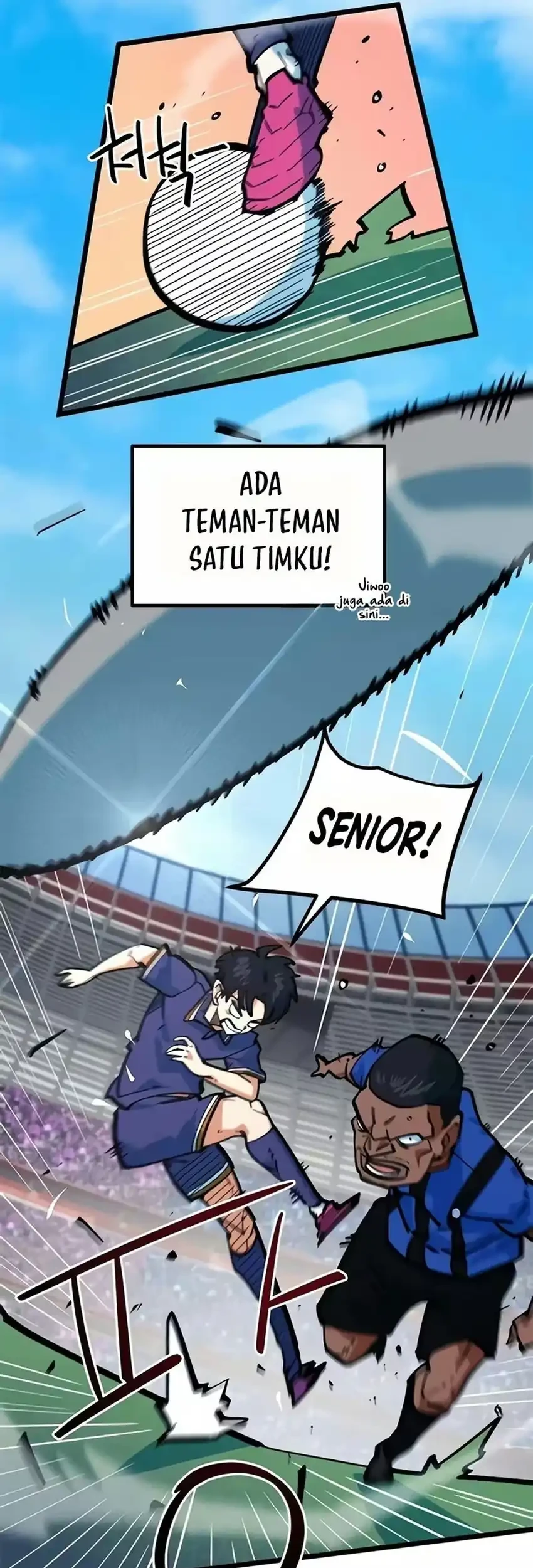 I’m Being Misunderstood as a Soccer Genius Chapter 96 Gambar 21