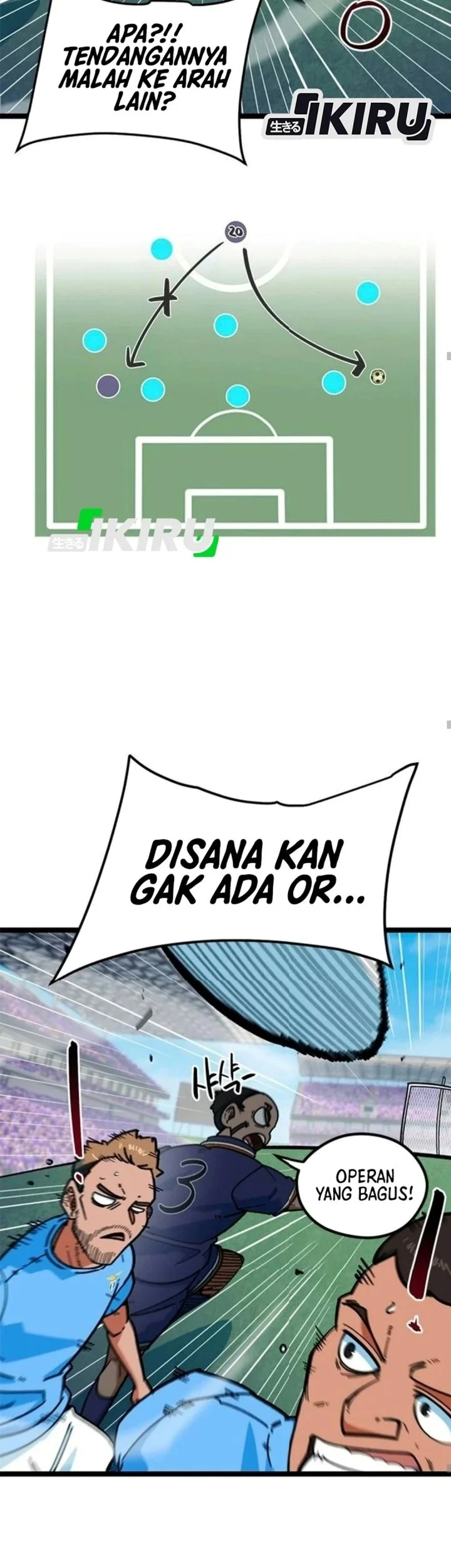 I’m Being Misunderstood as a Soccer Genius Chapter 99 Gambar 52