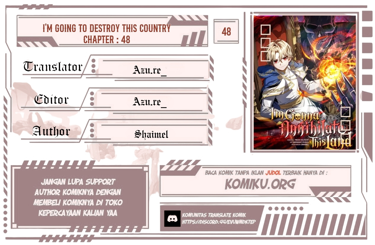 Baca Komik I’m Going To Destroy This Country Chapter 48 Gambar 1