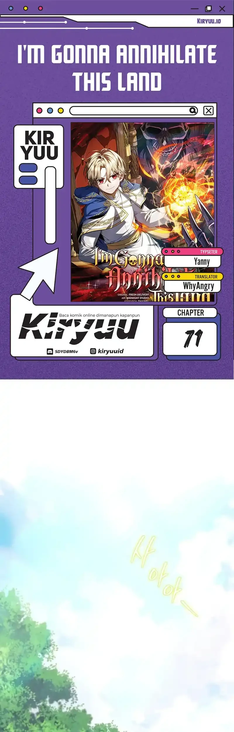 Komik I’m Going To Destroy This Country Chapter 71 gambar 1