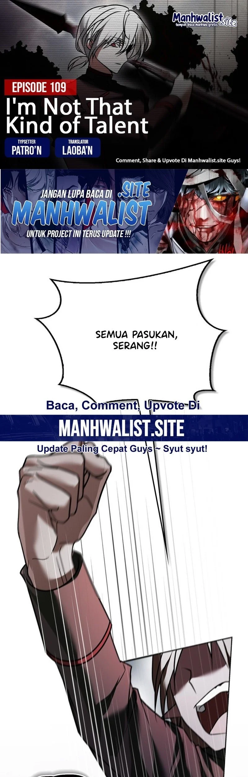 Komik I’m Not That Kind of Talent Chapter 109 gambar 1