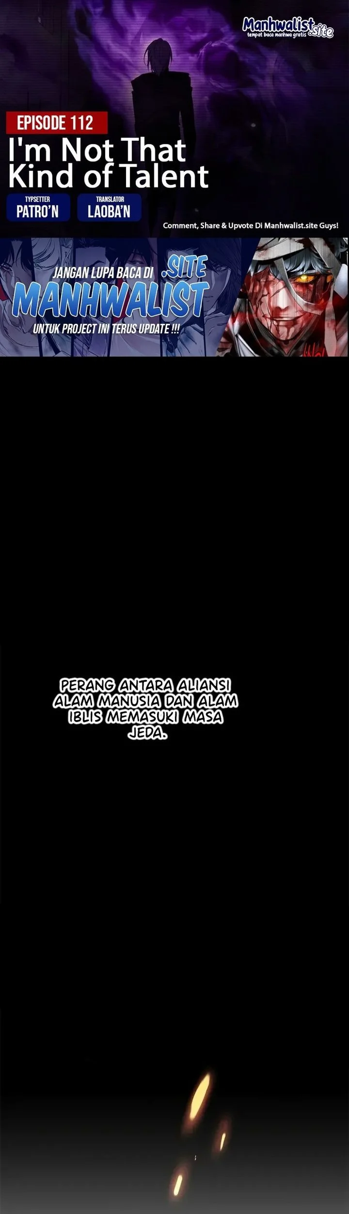 Komik I’m Not That Kind of Talent Chapter 112 gambar 1