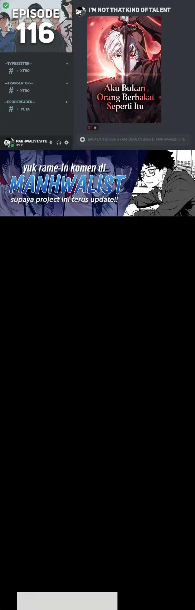 Komik I’m Not That Kind of Talent Chapter 116 gambar 1