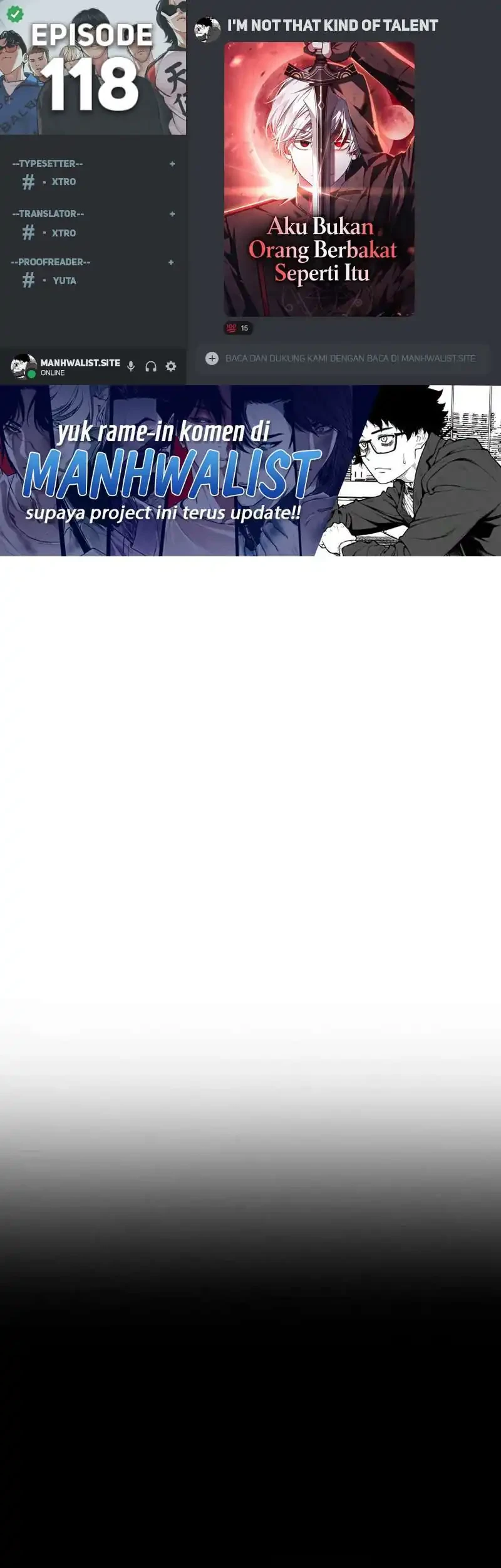 Komik I’m Not That Kind of Talent Chapter 118 gambar 1
