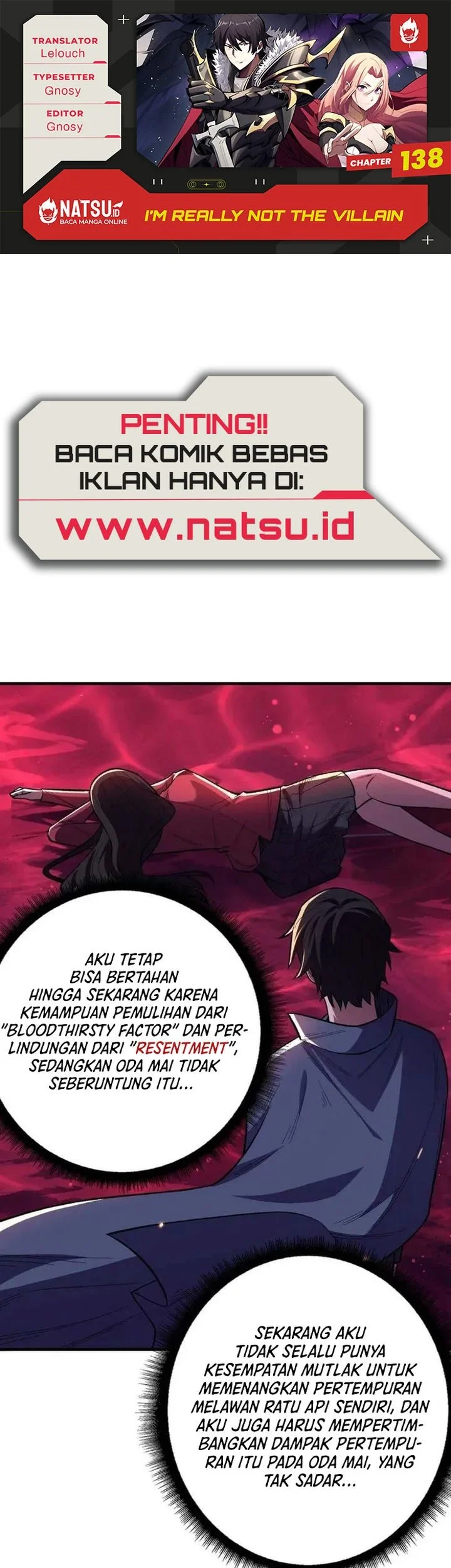 Komik I’m Really Not The Villain Chapter 138 gambar nomor 1