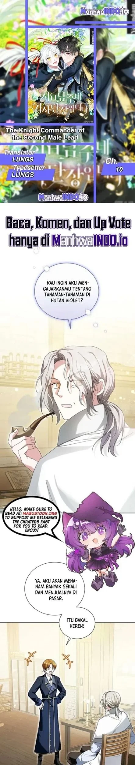 Komik I’m the Commander of the Second Male Lead’s Knights Chapter 10 gambar 1