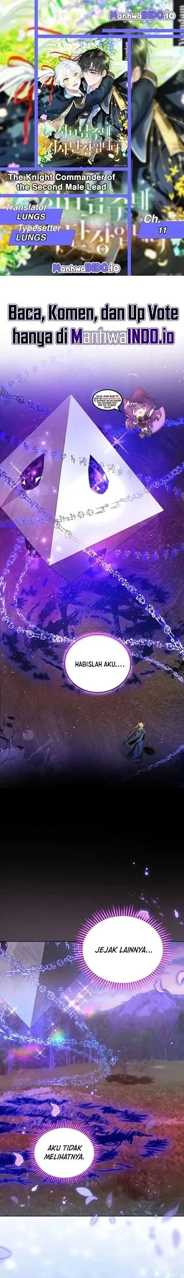 Komik I’m the Commander of the Second Male Lead’s Knights Chapter 11 gambar 1