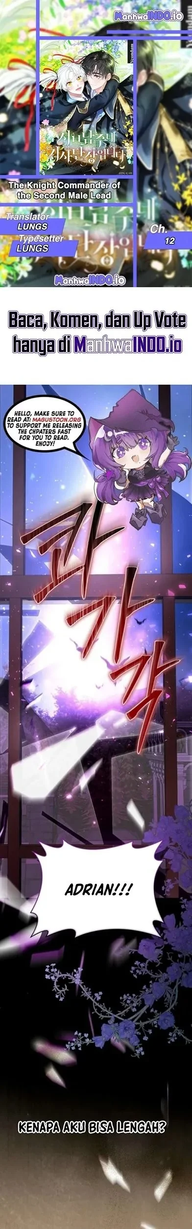 Komik I’m the Commander of the Second Male Lead’s Knights Chapter 12 gambar 1