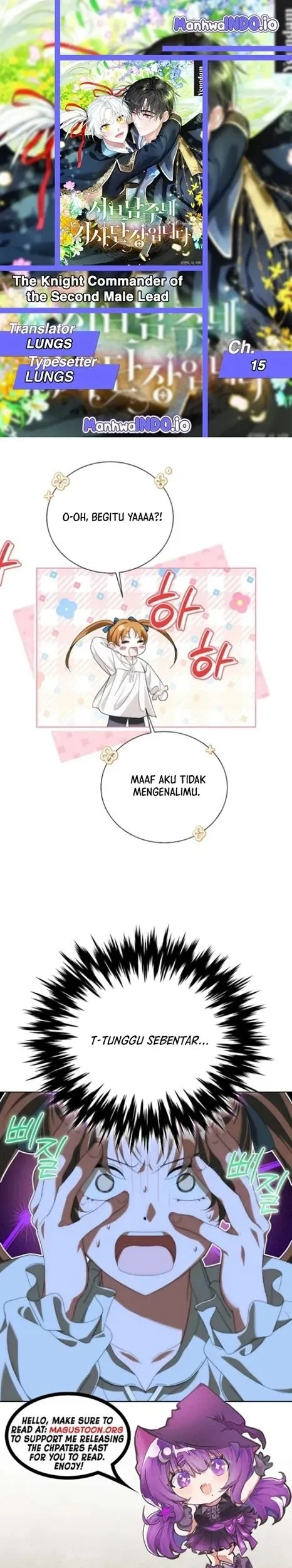 Komik I’m the Commander of the Second Male Lead’s Knights Chapter 15 gambar 1