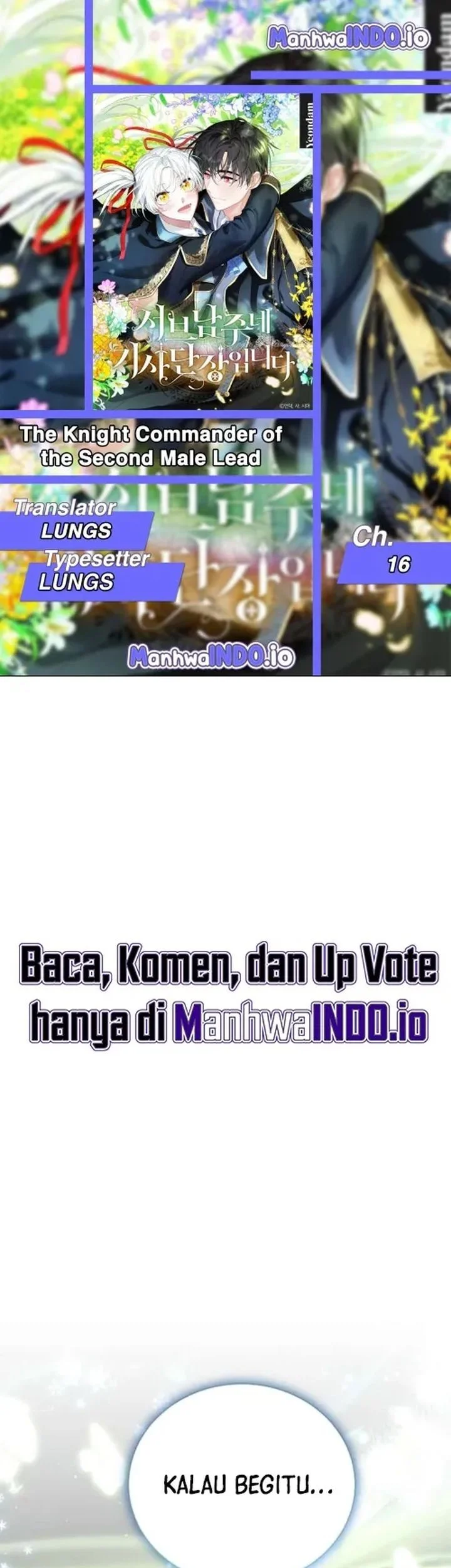 Komik I’m the Commander of the Second Male Lead’s Knights Chapter 16 gambar 1