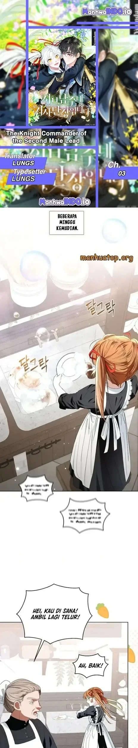 Komik I’m the Commander of the Second Male Lead’s Knights Chapter 3 gambar 1