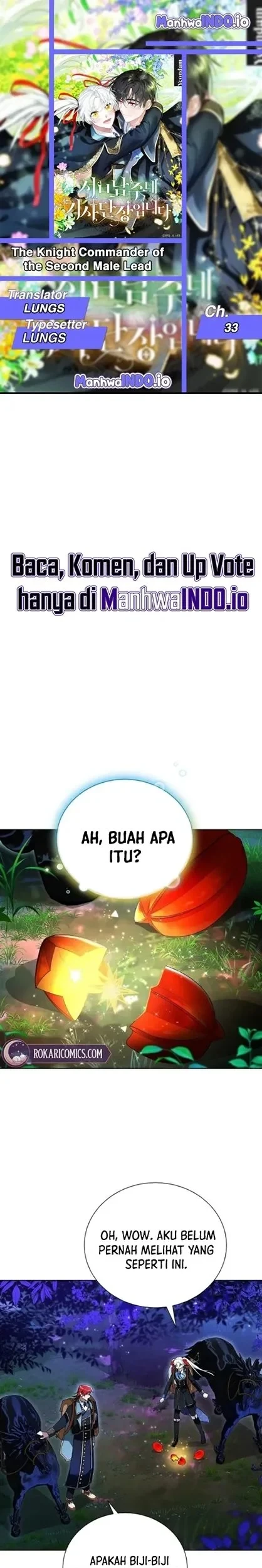 Komik I’m the Commander of the Second Male Lead’s Knights Chapter 33 gambar 1