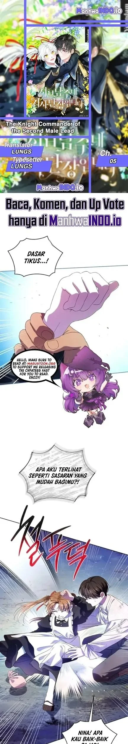 Komik I’m the Commander of the Second Male Lead’s Knights Chapter 5 gambar 1