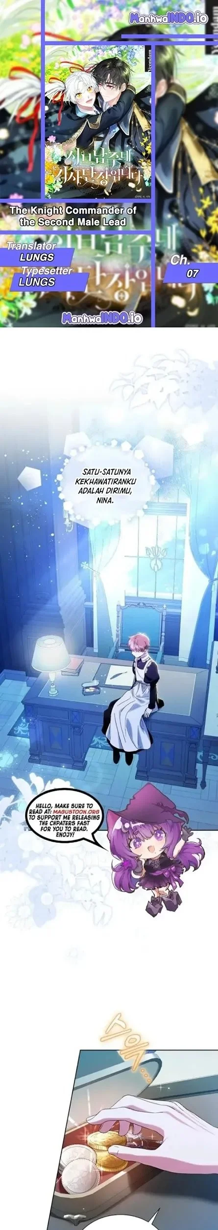 Komik I’m the Commander of the Second Male Lead’s Knights Chapter 7 gambar 1