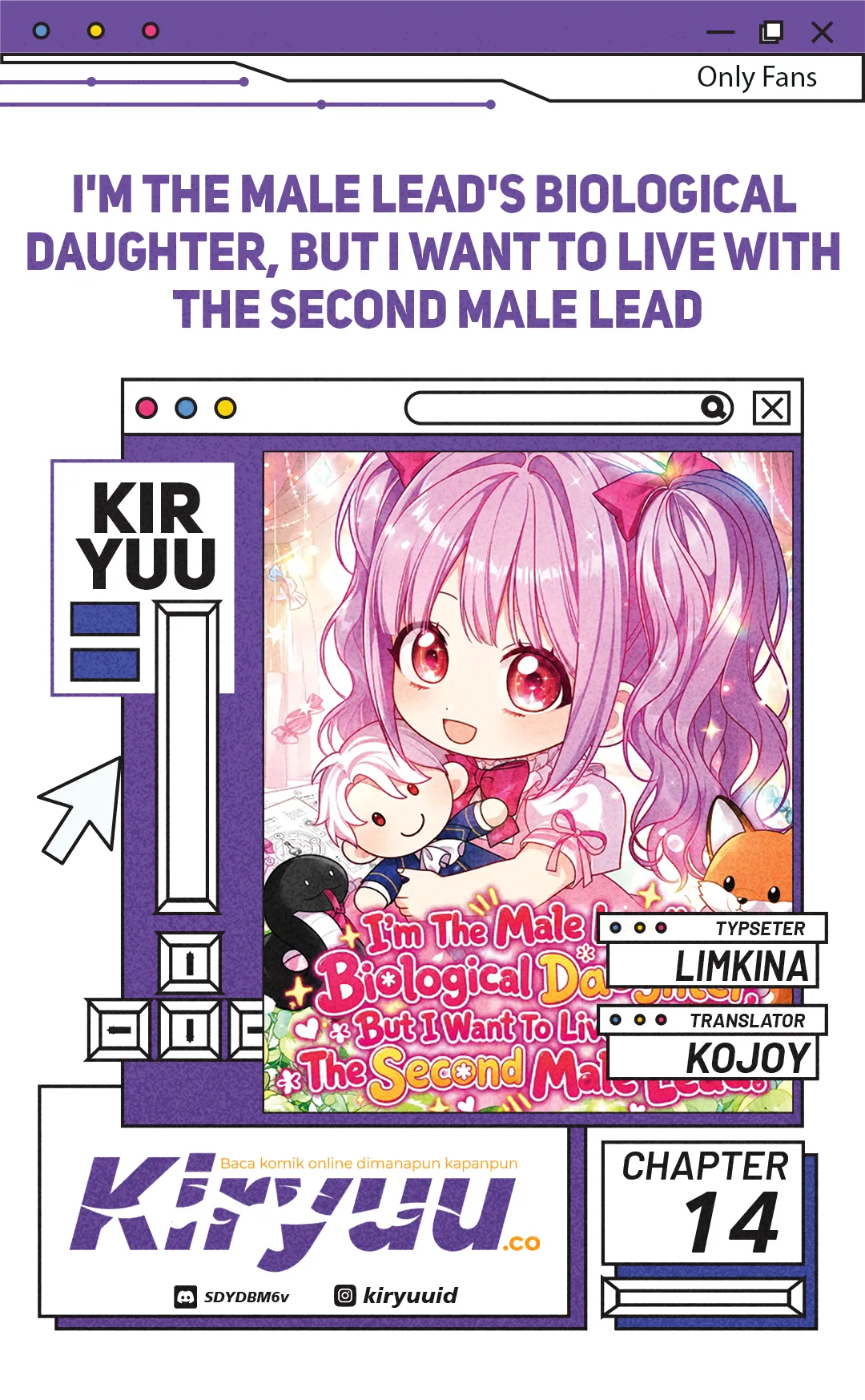 Komik I'm The Male Lead's Biological Daughter, But I Want To Live With The Second Male Lead! Chapter 14 gambar 1