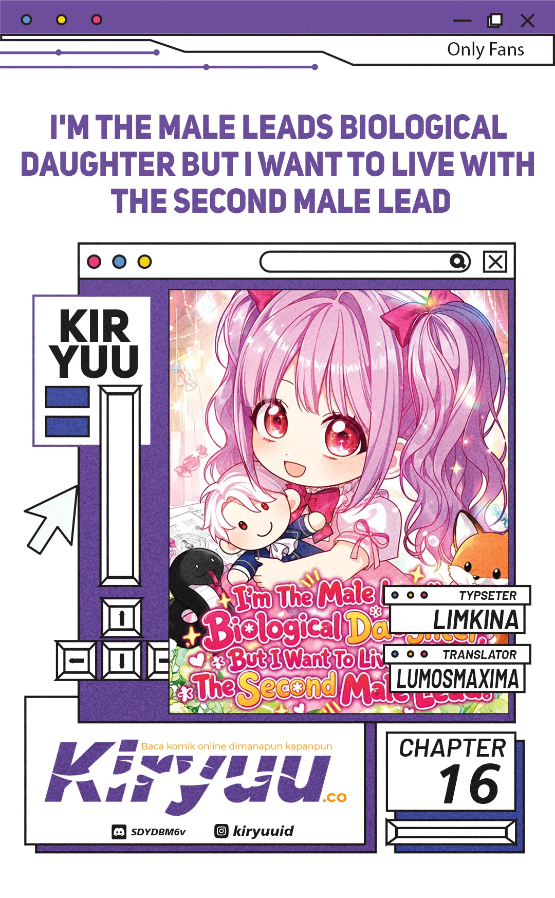 Komik I'm The Male Lead's Biological Daughter, But I Want To Live With The Second Male Lead! Chapter 16 gambar 1