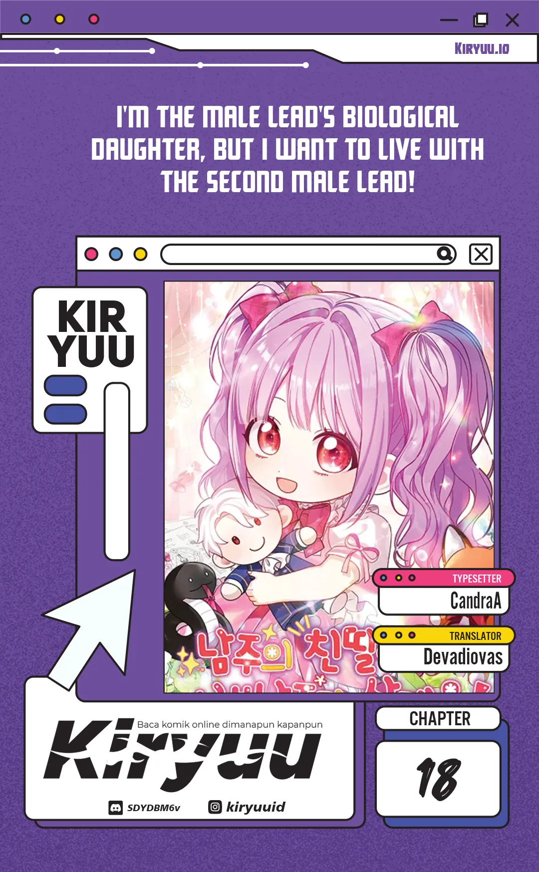 Komik I'm The Male Lead's Biological Daughter, But I Want To Live With The Second Male Lead! Chapter 18 gambar 1