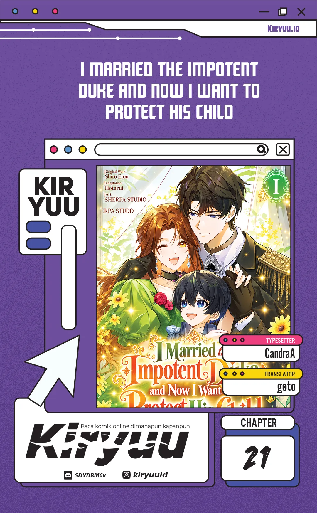 Komik I Married the Impotent Duke and Now I Want to Protect His Child Chapter 21 gambar 1