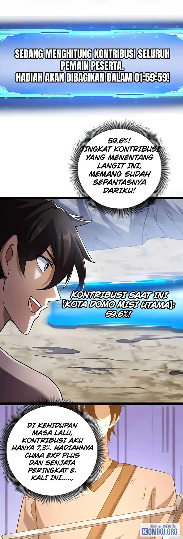 I May Be a Beginner, but I’m Actually a Level 99 Overpowered Player Chapter 19 Gambar 55