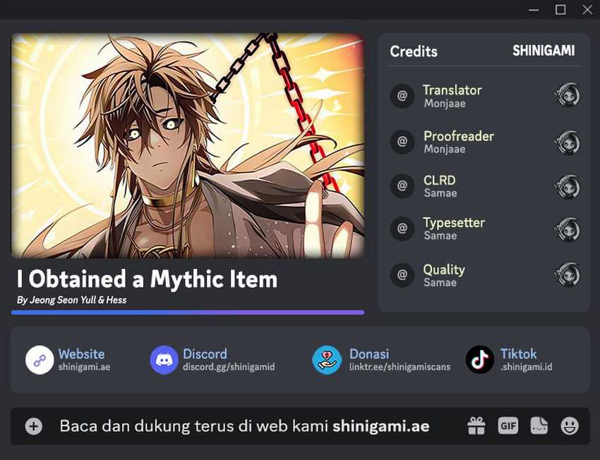 Baca Komik I Obtained a Mythic Item Chapter 127 Gambar 1