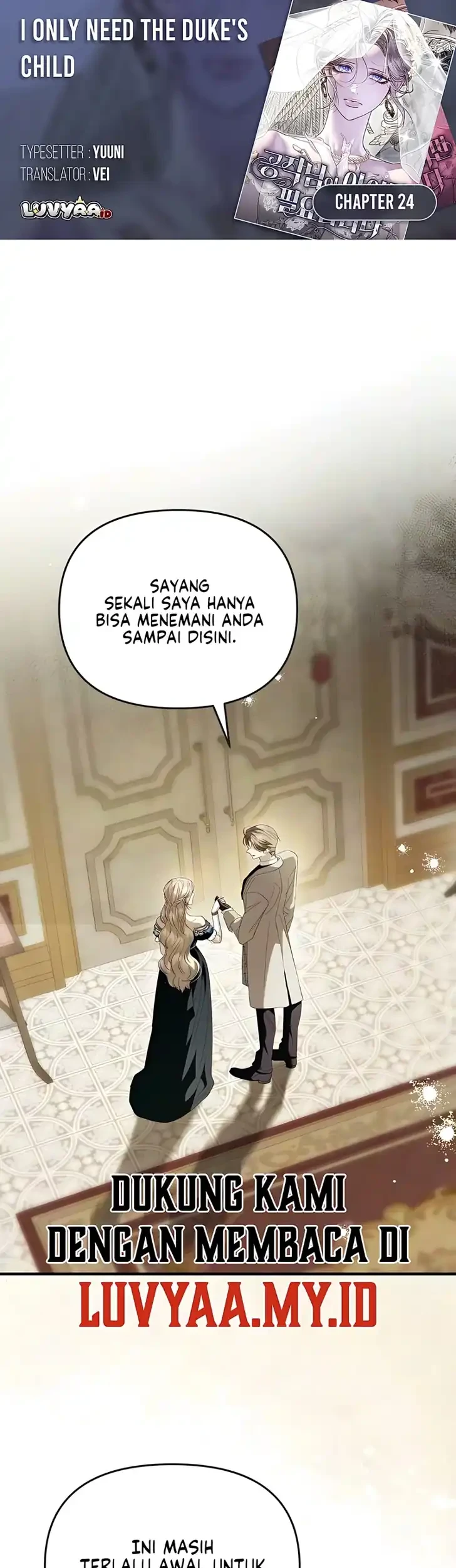 Komik I Only Need the Duke’s Child Chapter 24 gambar 1