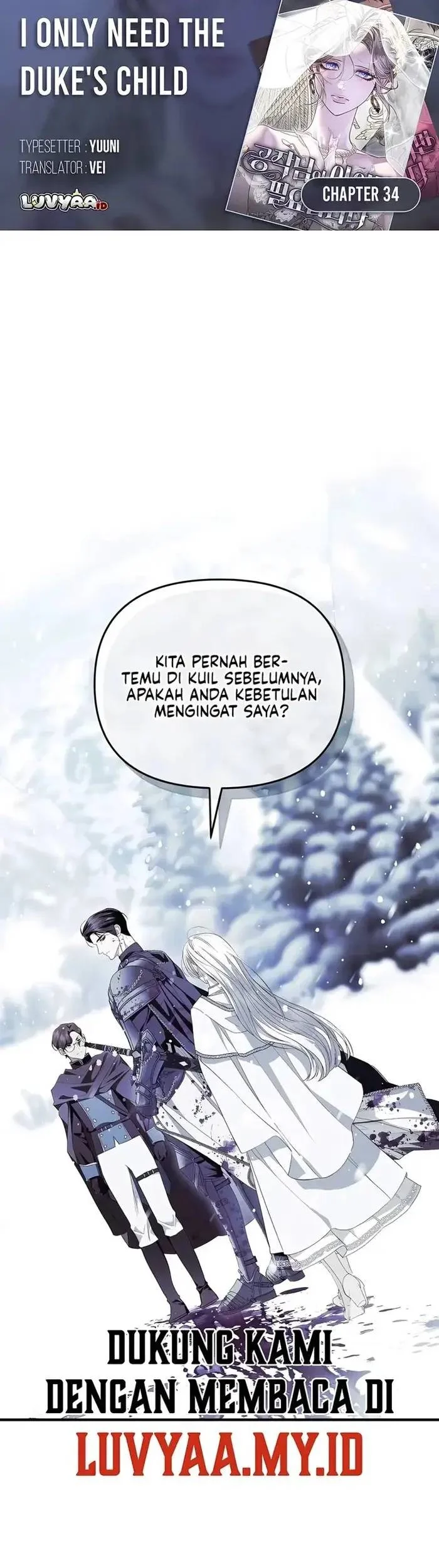 Komik I Only Need the Duke’s Child Chapter 34 gambar 1