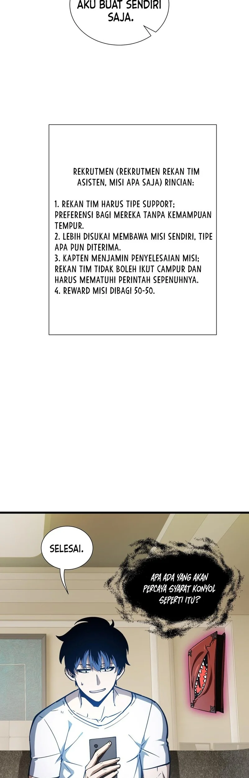 I Owe A Billion Dollars And I am Forced to Become A Worker For An Evil God Chapter 29 Gambar 54