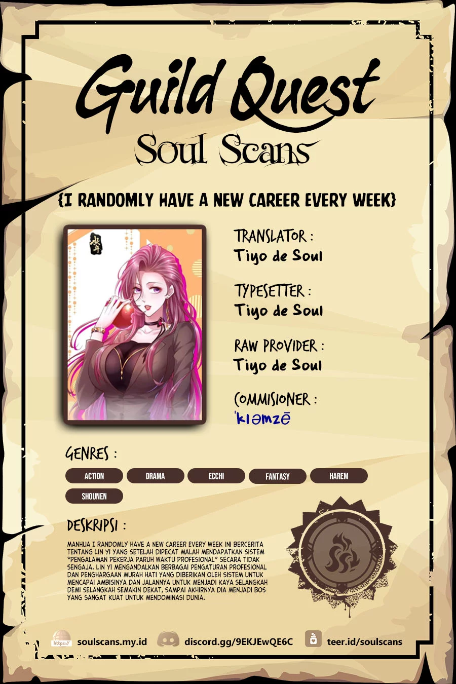 Komik I Randomly Have A New Career Every Week Chapter 599 gambar nomor 1