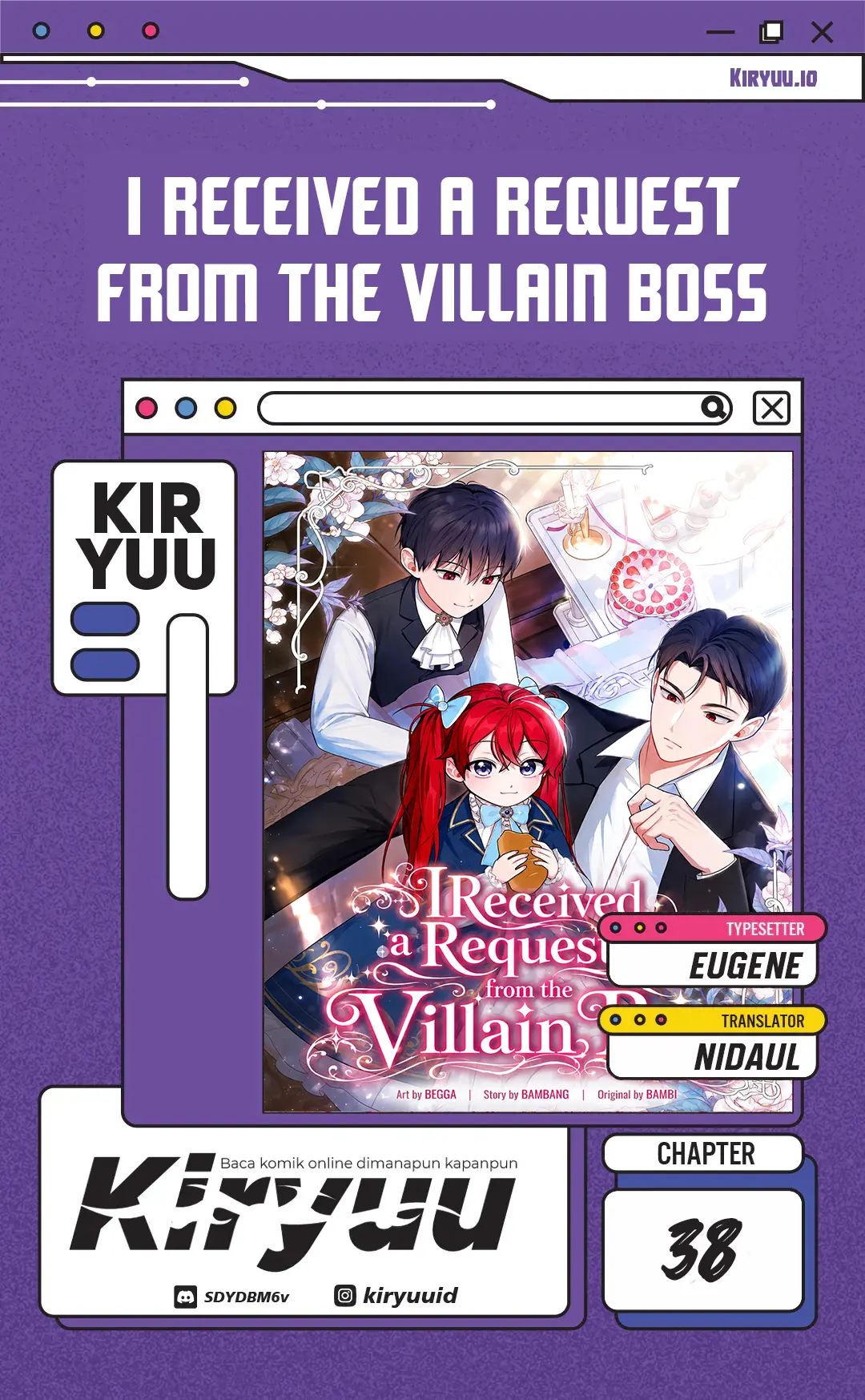 Komik I Received a Request from the Villain Boss Chapter 38 gambar 1