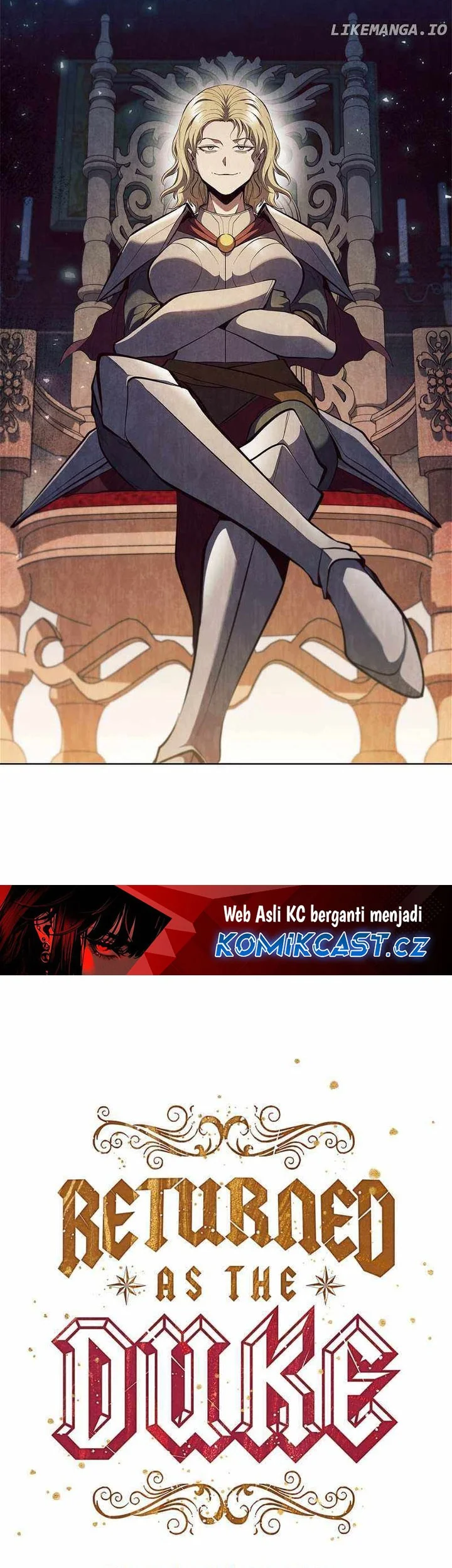 I Regressed As The Duke  (Returned as the Duke) Chapter 106 Gambar 80