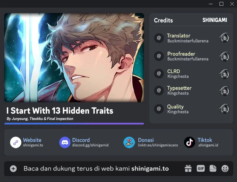 Komik I Start With 13 Hidden Traits Chapter 22 gambar 1