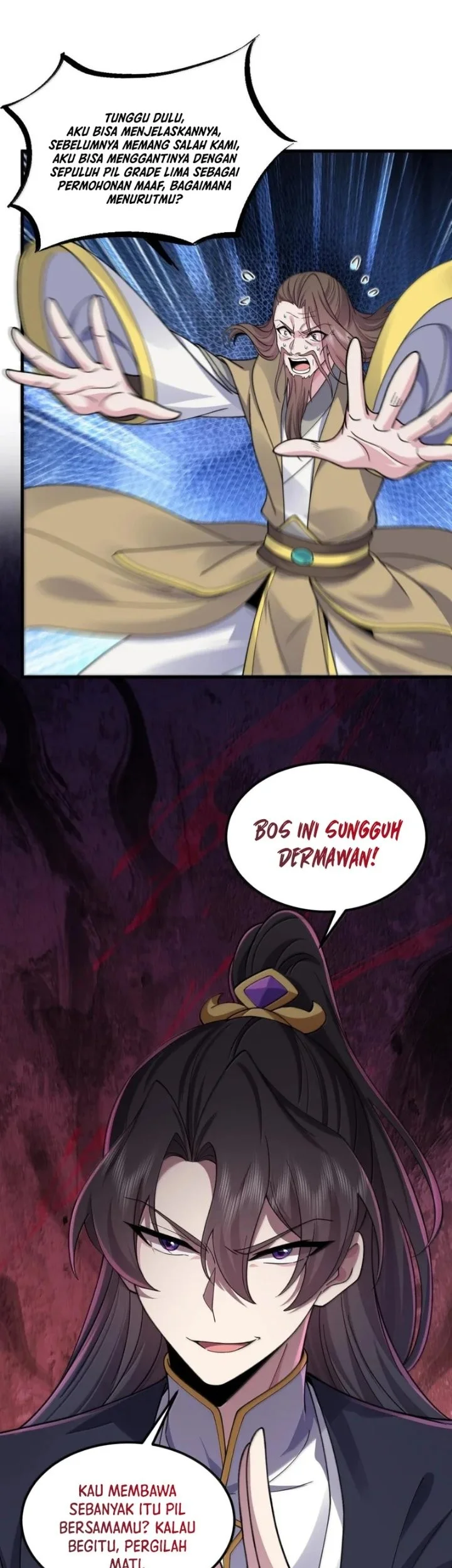 I, The Invincible Villain Master With My Apprentices Chapter 128 Gambar 35