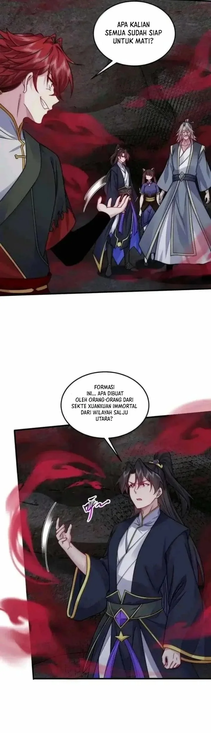 I, The Invincible Villain Master With My Apprentices Chapter 150 Gambar 23