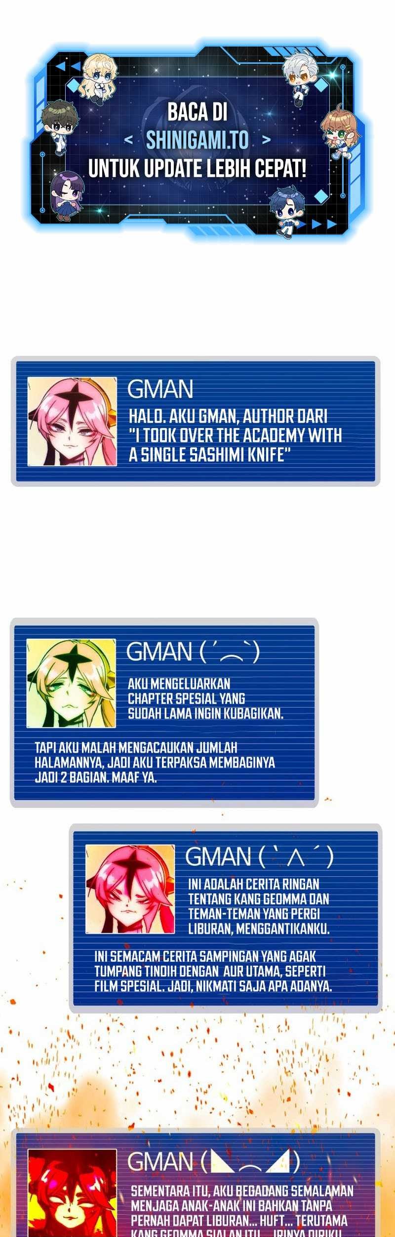 Baca Manhwa I Took over The Academy With a Single Sashimi Knife Chapter 49.5 Gambar 2