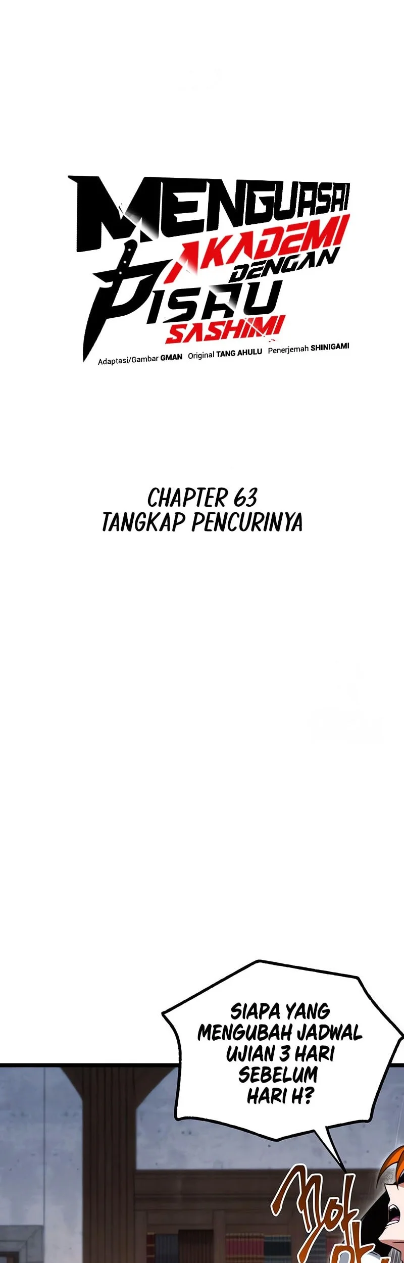 I Took over The Academy With a Single Sashimi Knife Chapter 63 Gambar 11