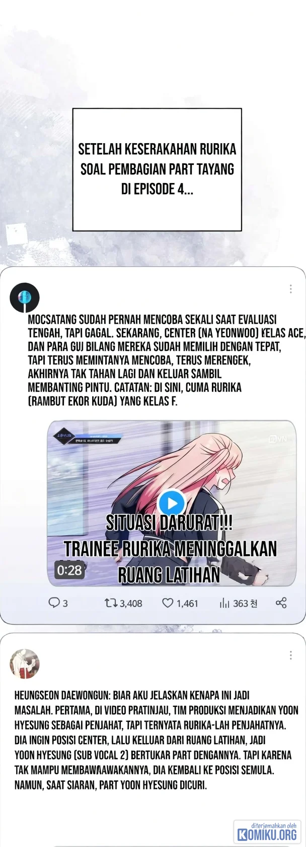 I Tried to Debut My Kid, But Ended Up Debuting Myself Chapter 38 Gambar 52