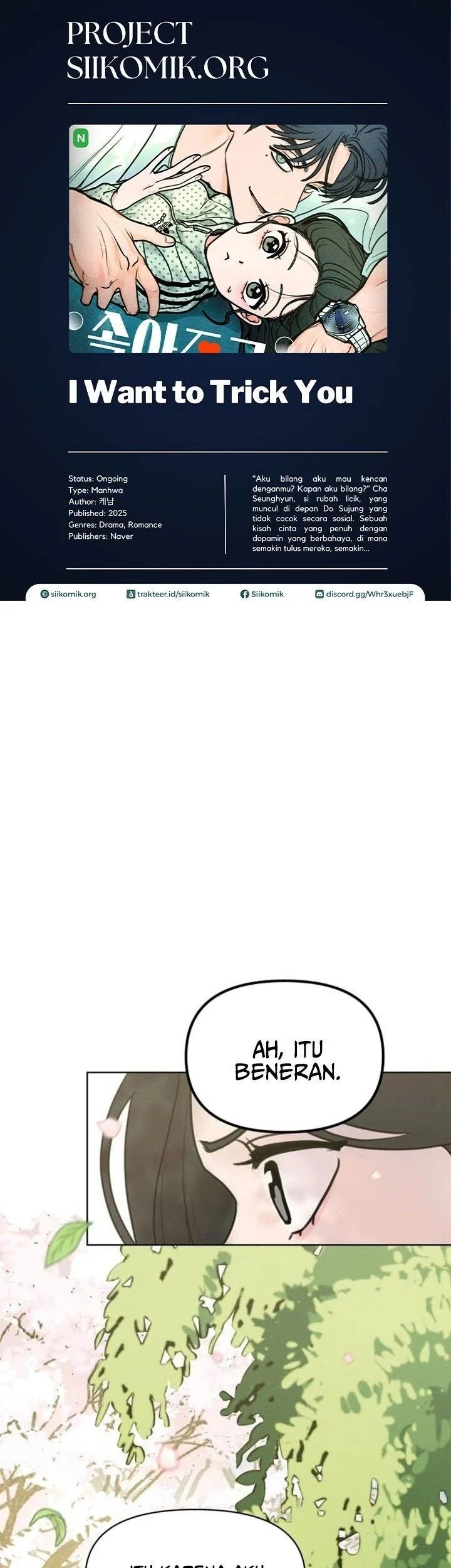 Komik I Want to Trick You Chapter 6 gambar 1