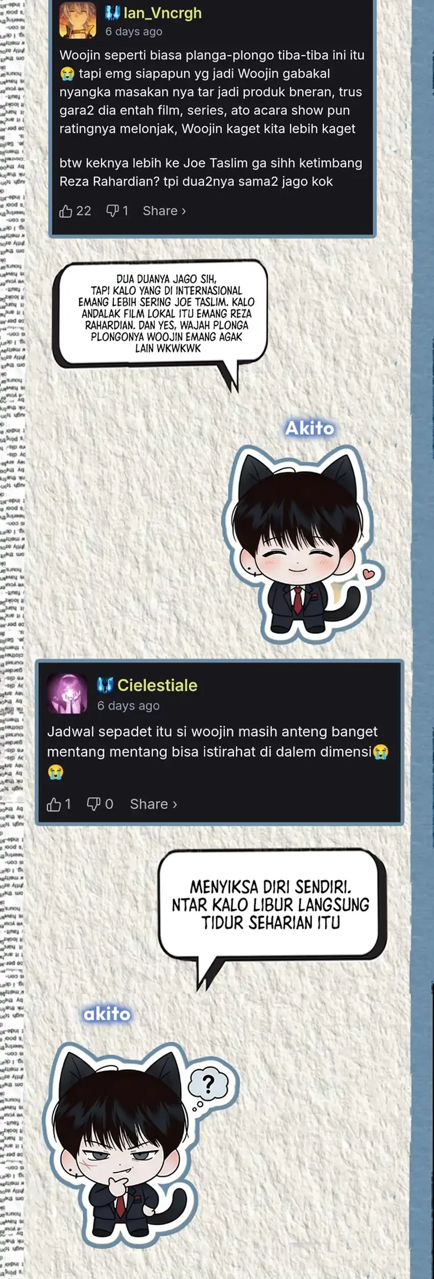 I Was Immediately Mistaken for a Monster Genius Actor Chapter 101 Gambar 85