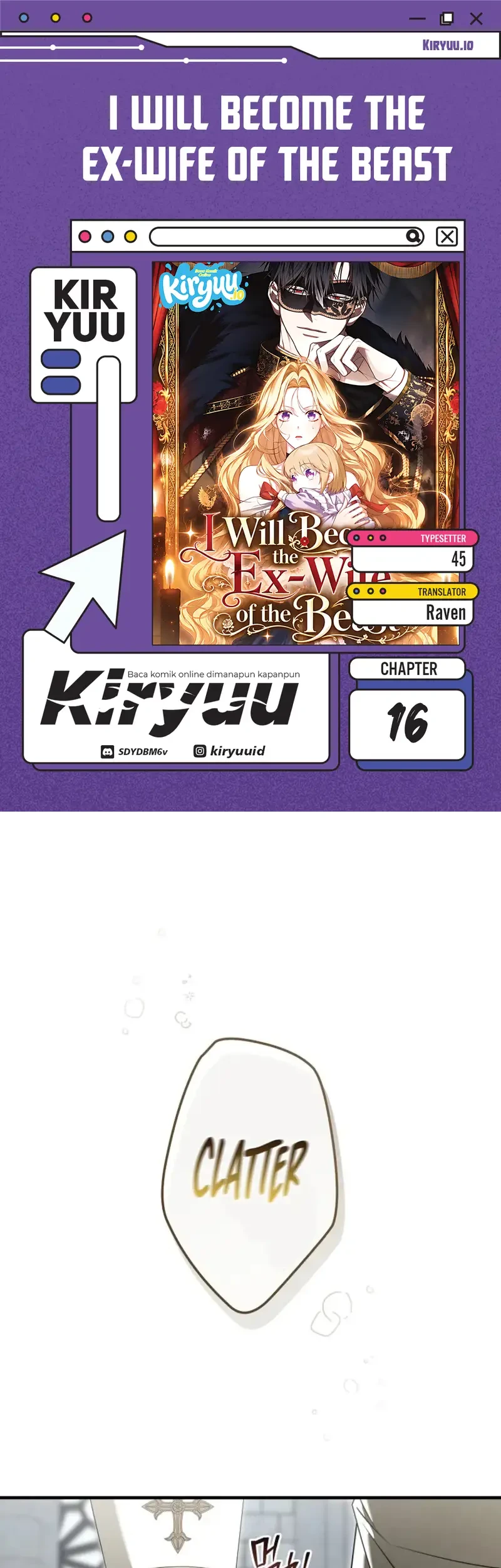 Komik I Will Become the Ex-Wife of the Beast Chapter 16 gambar 1